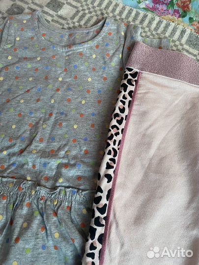 Футболки брюки Mothercare 104 платье