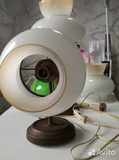 Настольная лампа и бра СССР. Винтаж