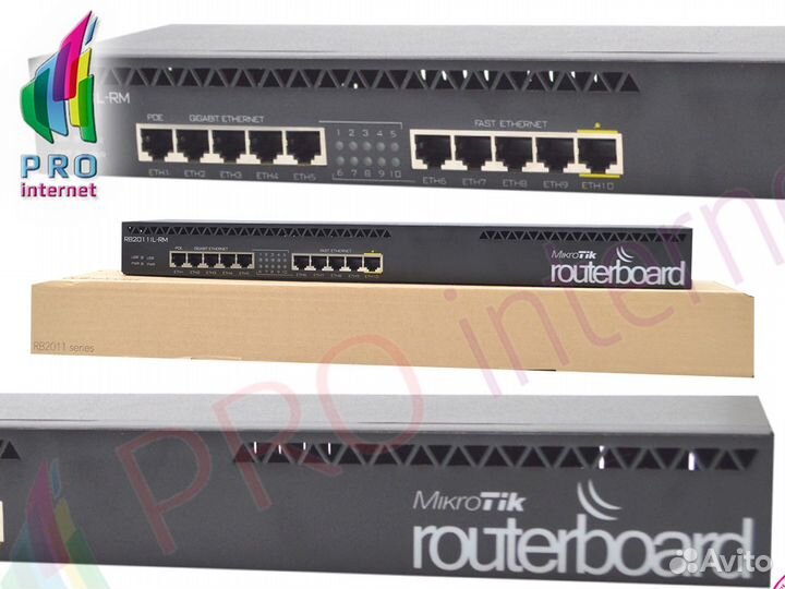 Гигабитный коммутатор точка доступа RB2011il-RM