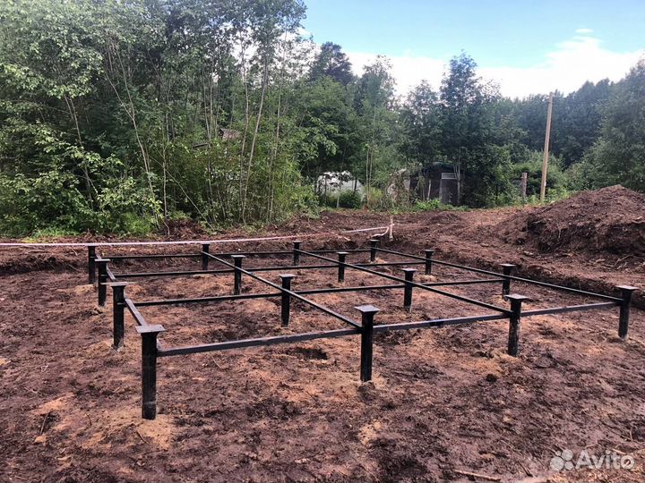 Винтовые сваи под террасу монтаж под ключ