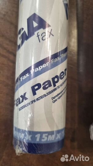 Бумага факсовая mega Fax 2 шт