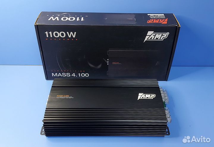 Автозвук Усилитель AMP mass 4.100