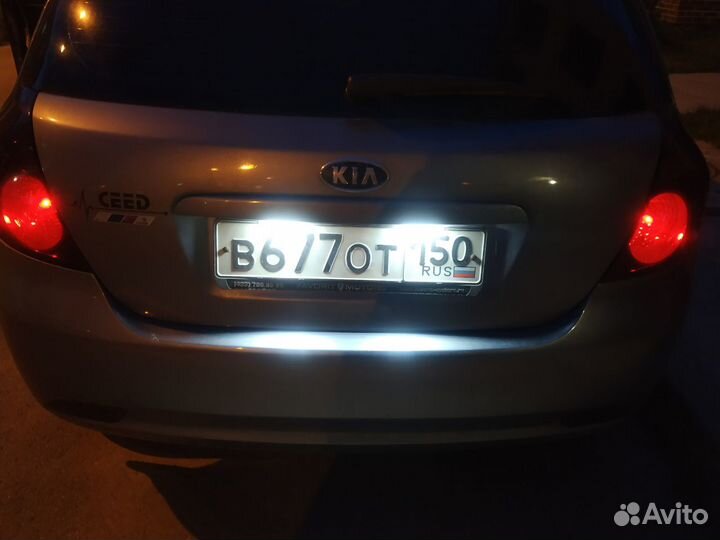 Подсветка номера Kia sportage, Hyundai