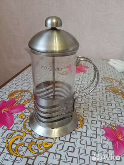 Чайник заварной с пресс-фильтром на 1 литр.Maestro