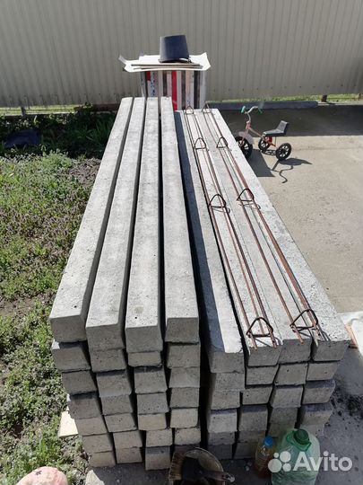 Заборные, бетонные столбы