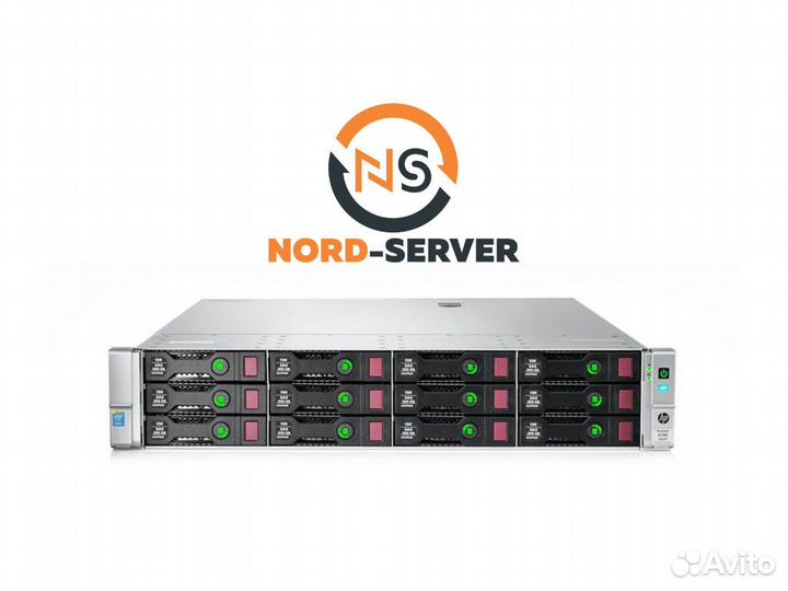 Сервер HP DL380 Gen9 12LFF 2x E5-2680 v3 192GB