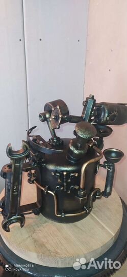 Светильники стимпанк, изделия из металла, сувенир