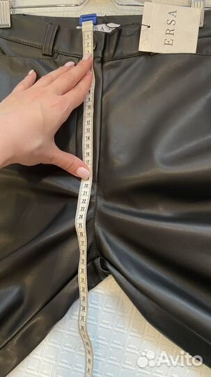 Кожаные брюки новые xs