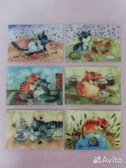 Открытки. Необыкновенные котики и собаки