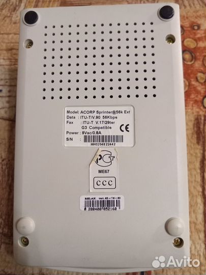 Факс-модем Acorp 56k