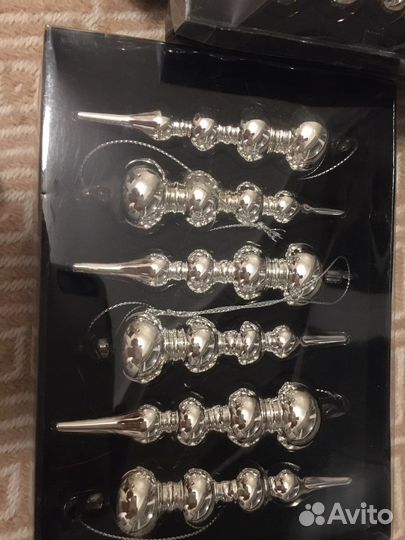 Елочные игрушки стекло