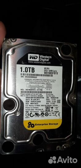 Жесткие диски WD по 1 тб (2шт)