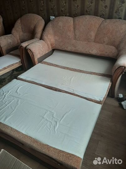 Диван и 2 кресла бу