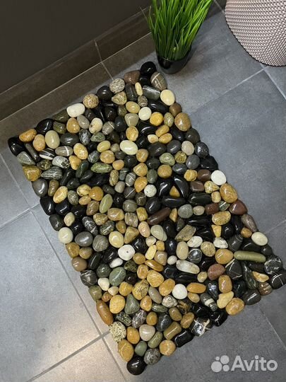 Ортопедический массажный коврик из морской гальки