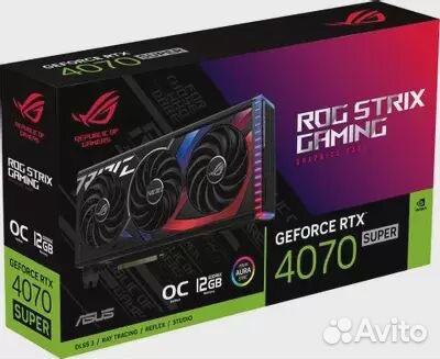 Asus GeForce RTX 4070 super 12GB ROG strix OC gami