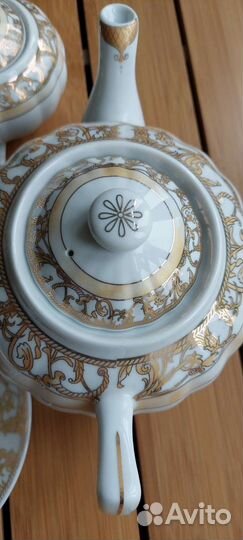 Фарфор натуральный кофейный чайный набор