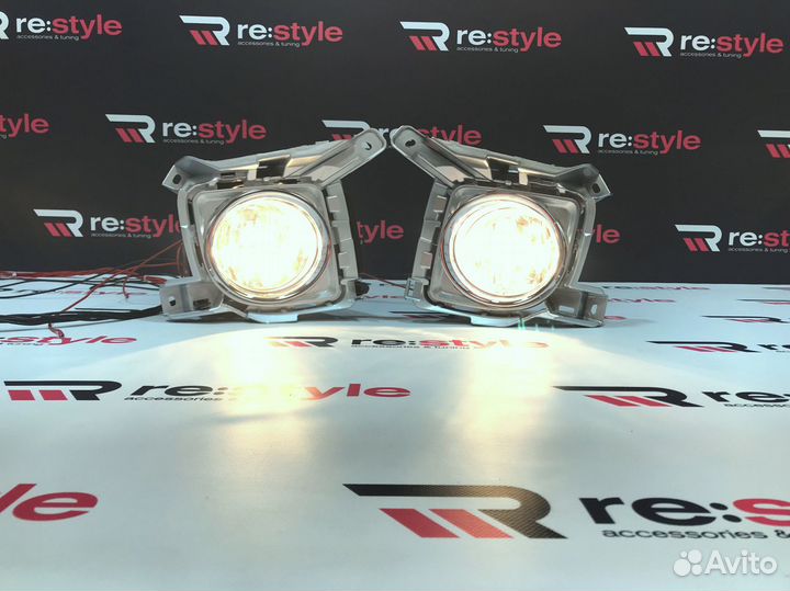 Туманки Toyota Land Cruiser 200 12-15г