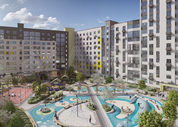 1-к. квартира, 42 м², 9/9 эт.