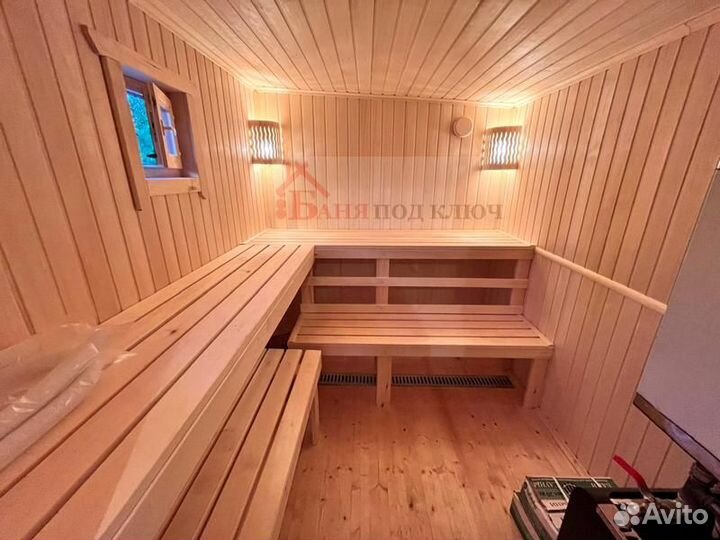 Готовая баня Скандинавия под ключ от производителя