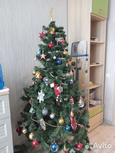 Елка искусственная 180 см бу