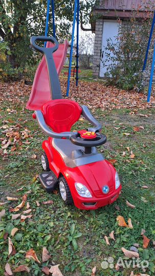 Машинка-каталка толкар с музыкой