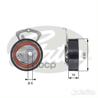 Ролик натяжной ремня грм T43140 Gates