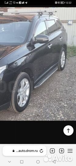 Пороги на mitsubishi outlander 3