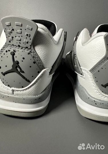 Кроссовки Air Jordan 4 White Oreo Люкс