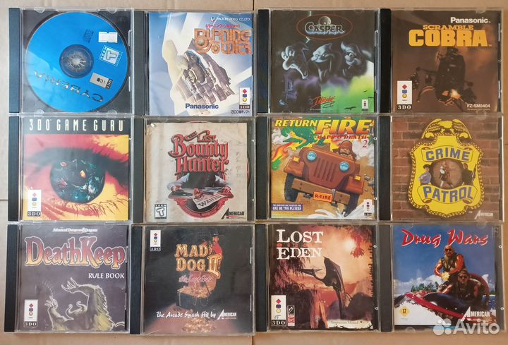 Диски для 3DO, 20 штук