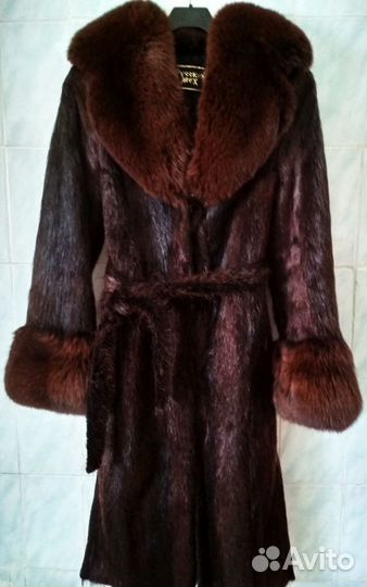 Шуба из нутрии