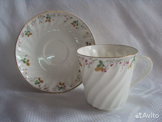 Кофейная пара Костяной фарфор