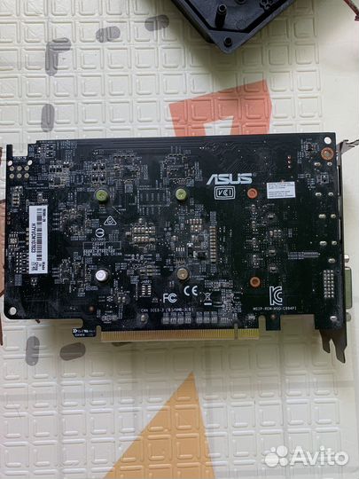 Видеокарта asus rx 550 2 gb