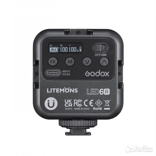 Осветитель светодиодный Godox litemons LED6R RGB н
