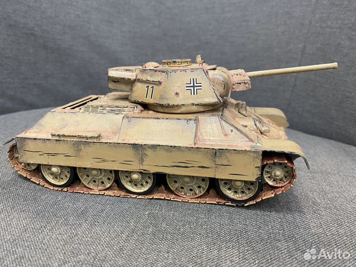 Сборная модель танка т-34-76