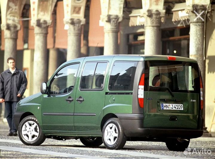 Резиновый ковер багажника Фиат Добло Панорама с 00