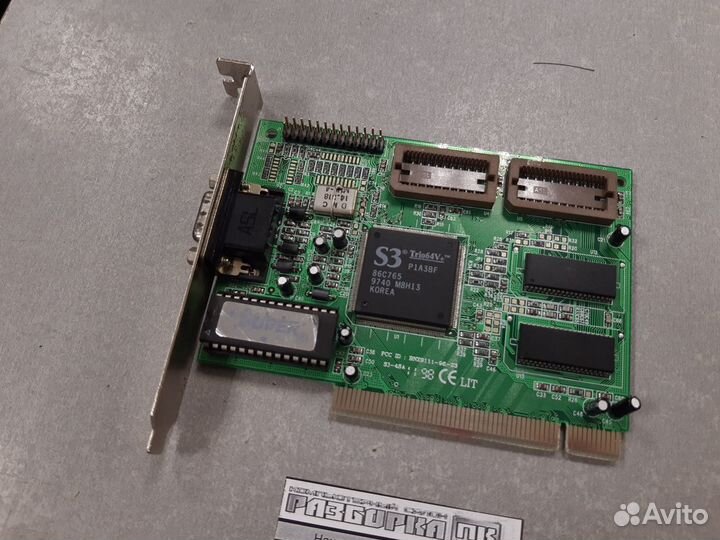 Видеокарта PCI S3 Trio64V+ 1Mb
