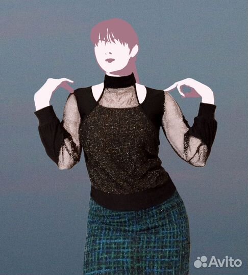 Женнская одежда в стиле 2000-х y2k