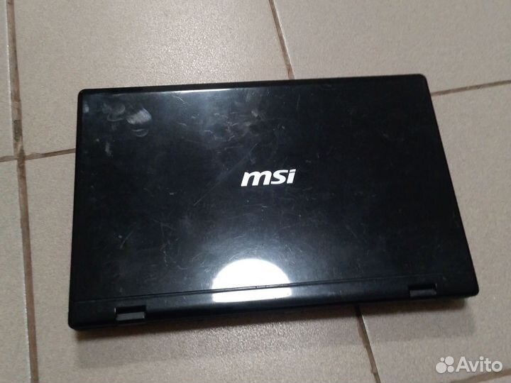 Ноутбук MSi на запчасти