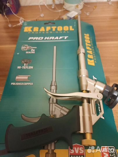 Пистолет для монтажной пены kraftool