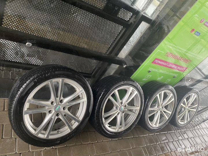 Диски R17 N2O 5/112 с резиной(лето)