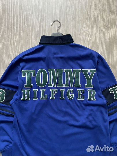 Поло с длинным рукавом tommy hilfiger