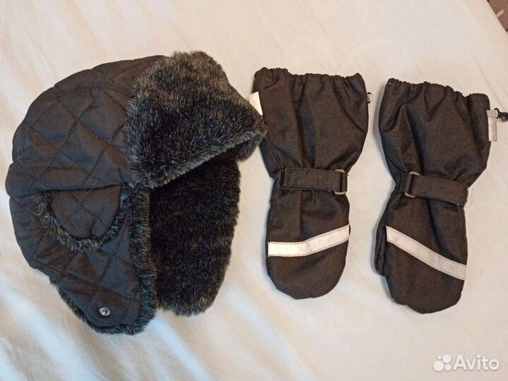 Шапка Outventure и краги Лейси. На 3-4 лет