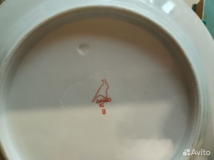 Большие тарелки блюда СССР