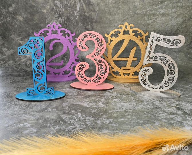 Номерки для столов