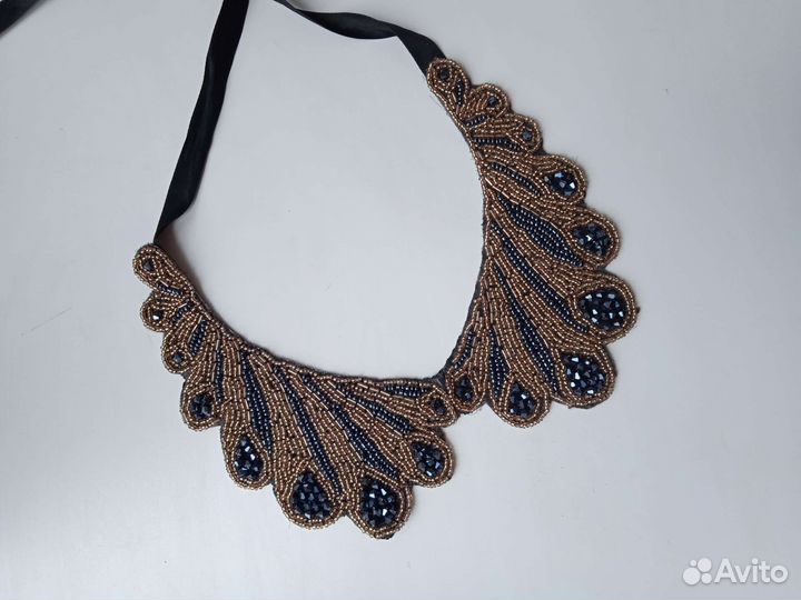 Колье воротник бисер