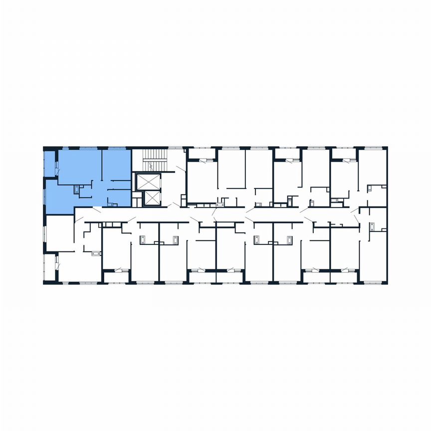 2-к. квартира, 59,1 м², 9/12 эт.