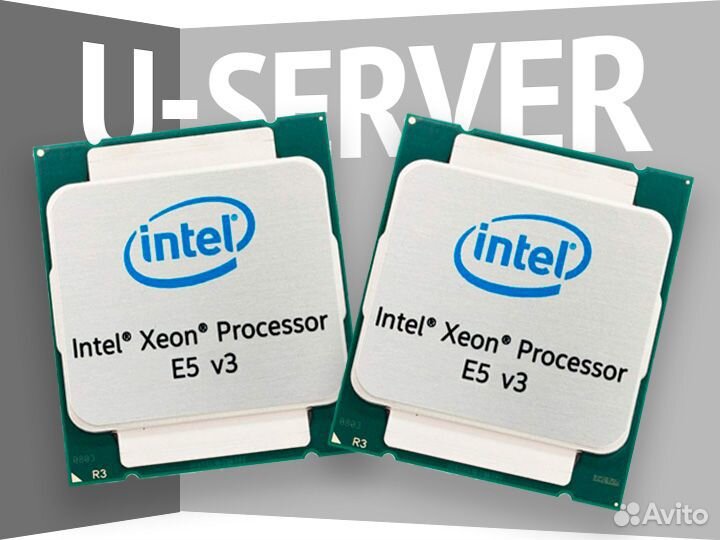 2х E5-2690v3 12C 2.6GHz DDR4-2133, Intel Xeon проц