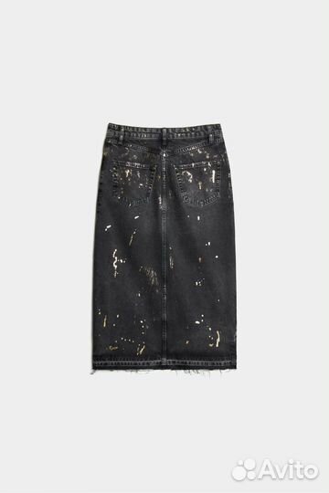 Юбка джинсовая миди Lime