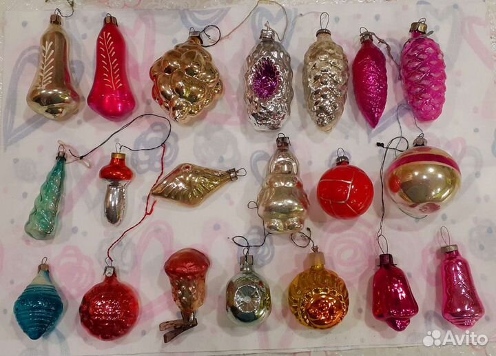 Елочные игрушки 50-60х годов