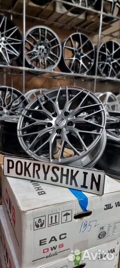 Литые диски R17 5x114 3 графит. Новые